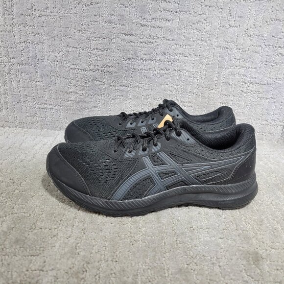 Asics 1011B492 Gel-Contend 8 Men's Size 8 Black Carrier Gray Running Sneakers - Picture 4 of 10